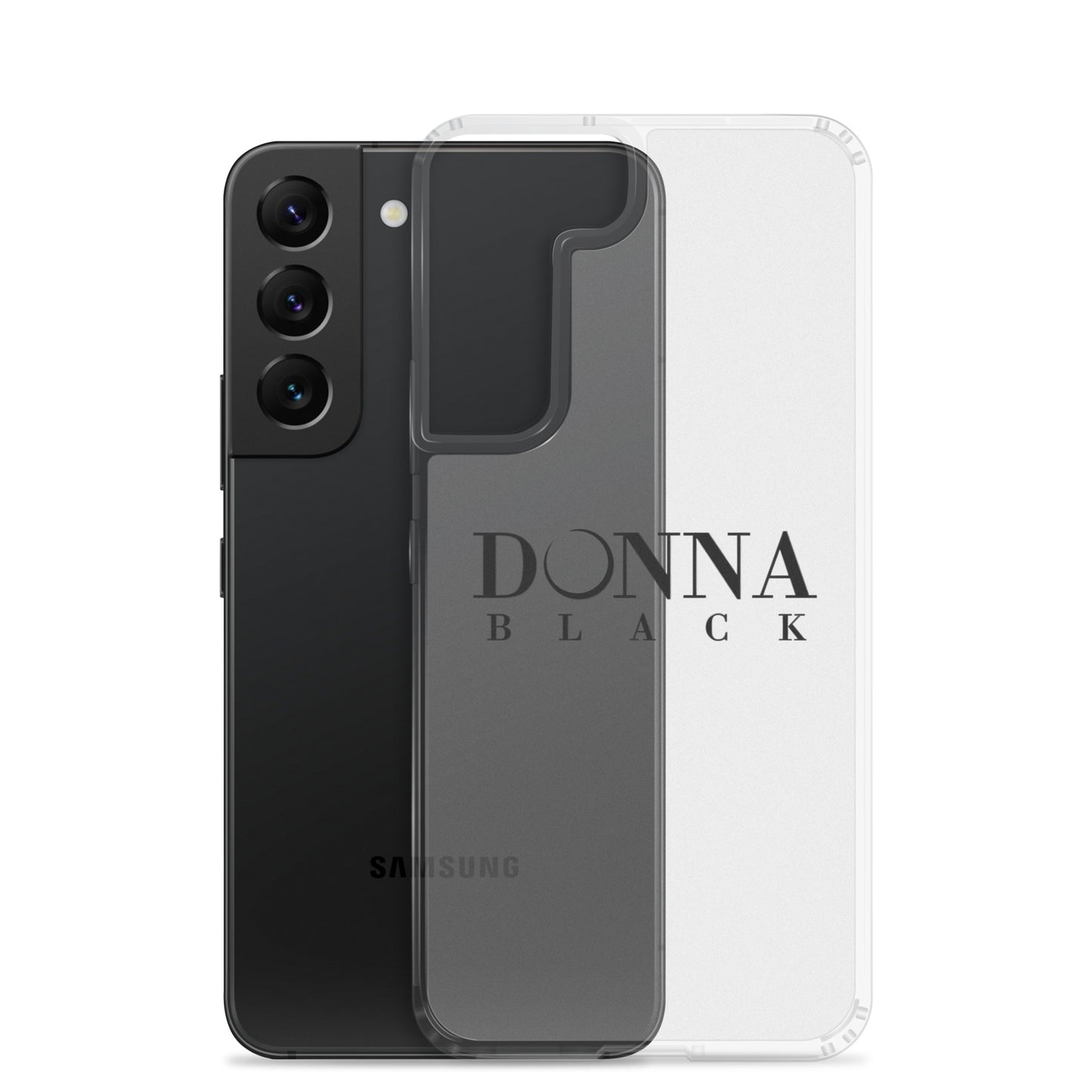 Donna Black Clear Case for Samsung®
