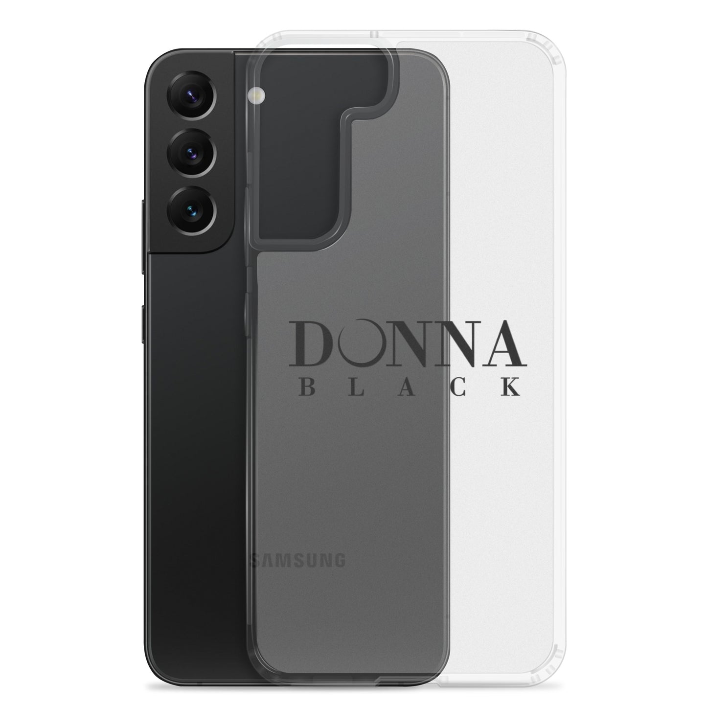 Donna Black Clear Case for Samsung®