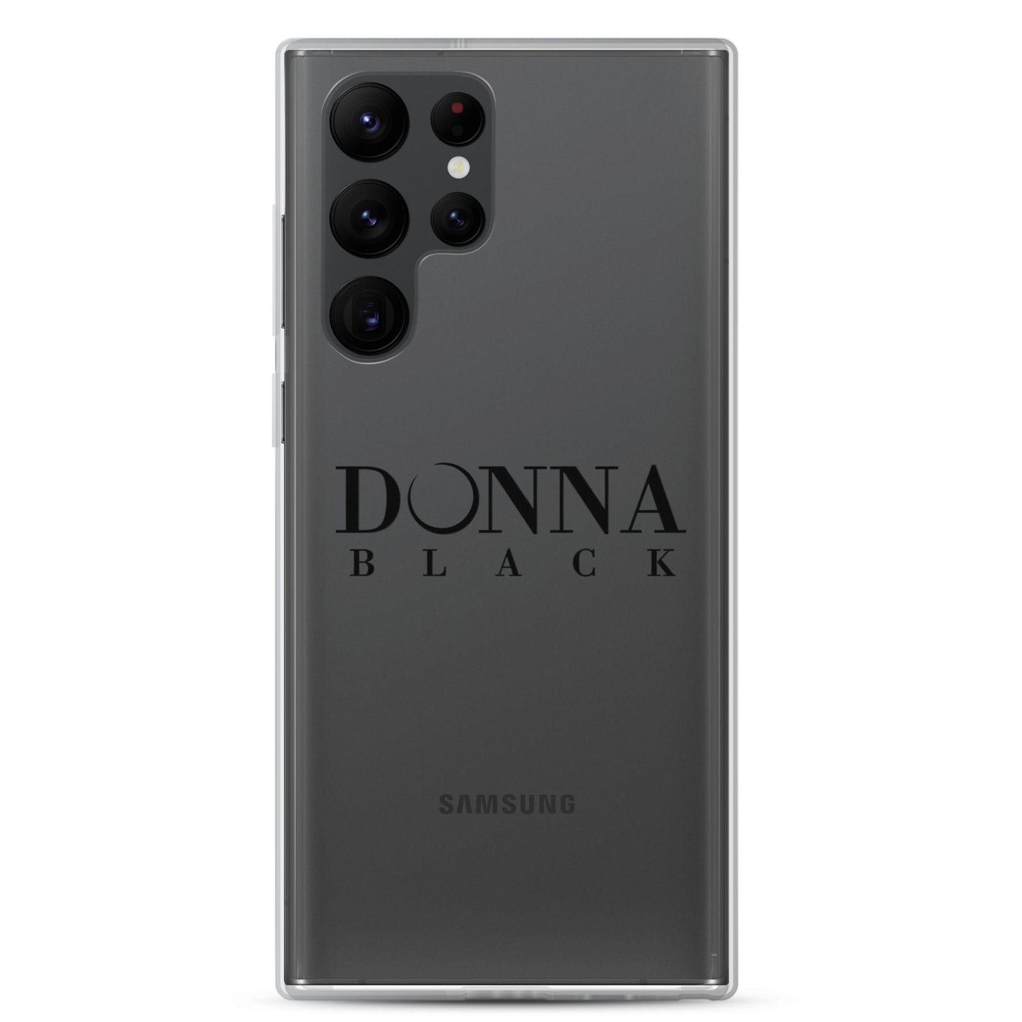 Donna Black Clear Case for Samsung®