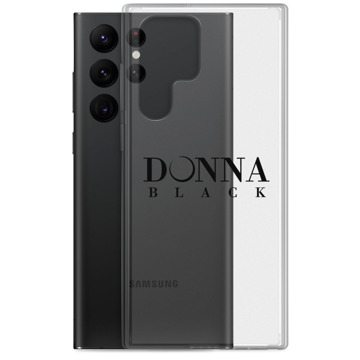 Donna Black Clear Case for Samsung®