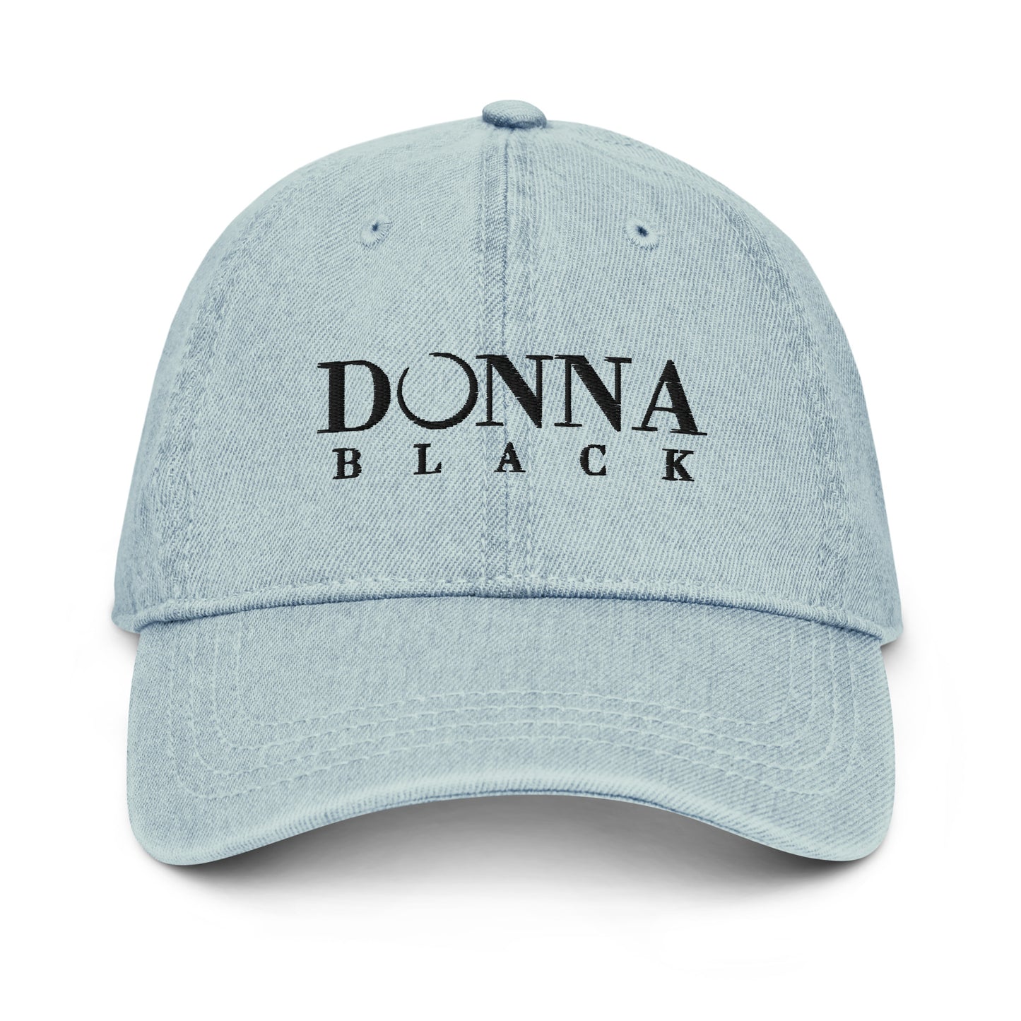Donna Black Denim Hat