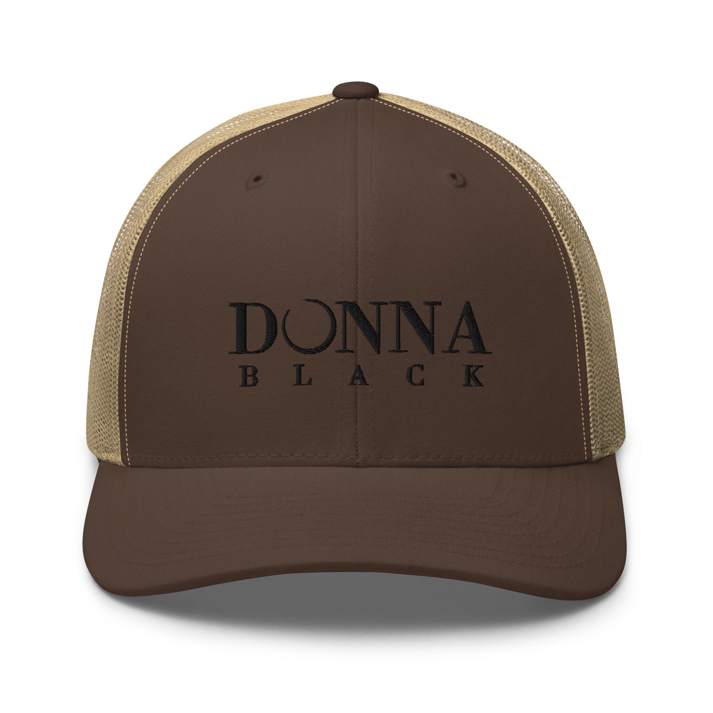 Donna Black Trucker Cap