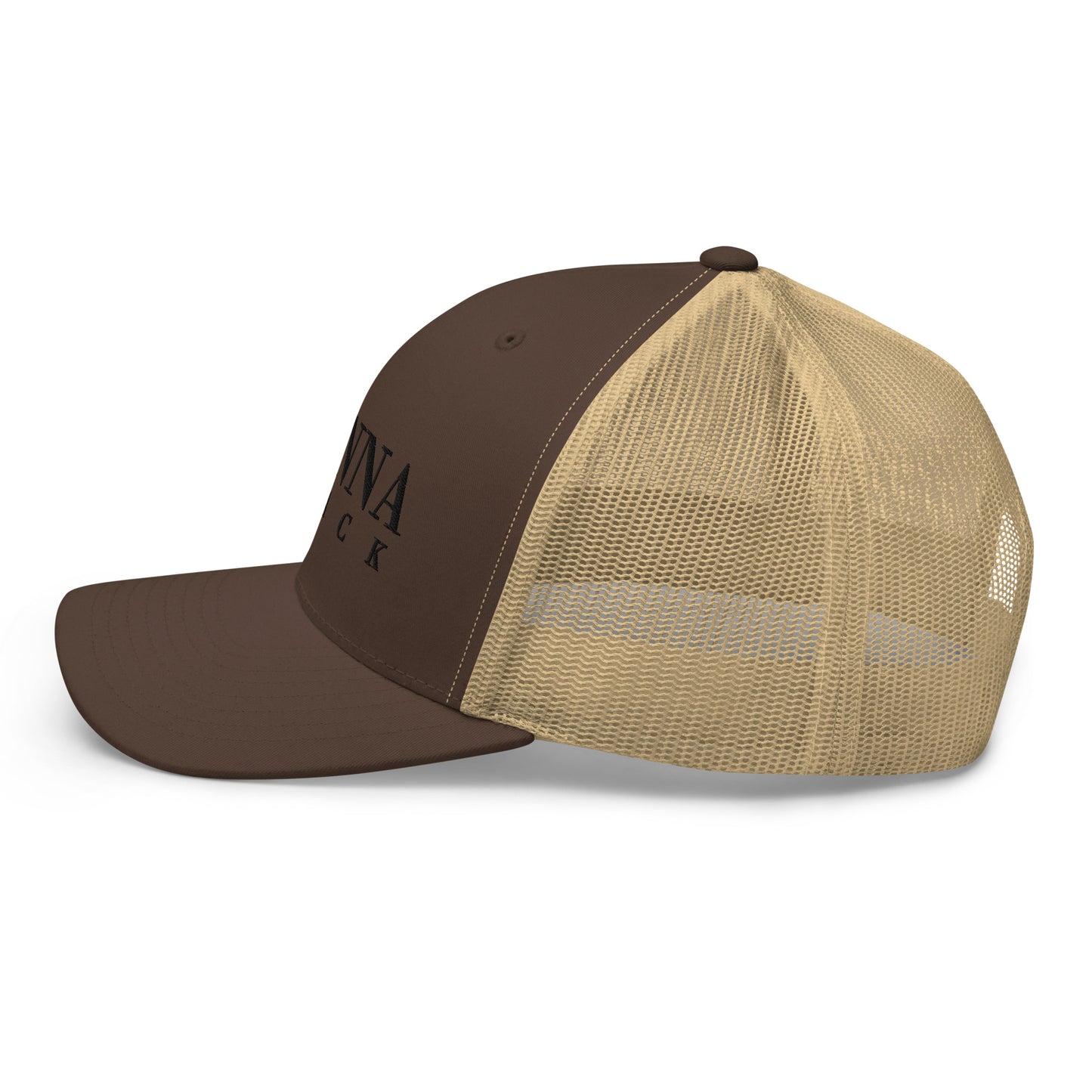 Donna Black Trucker Cap