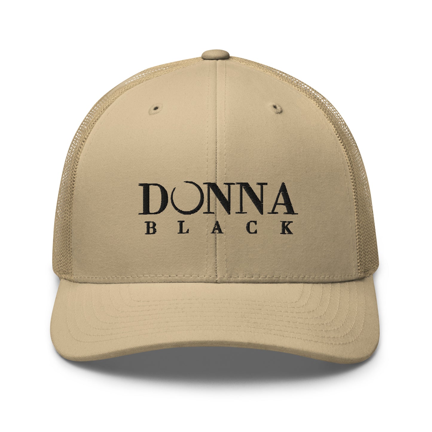 Donna Black Trucker Cap