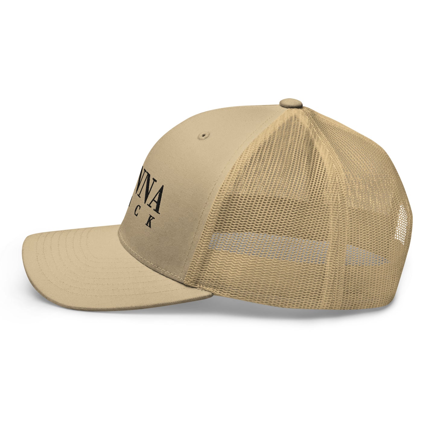 Donna Black Trucker Cap
