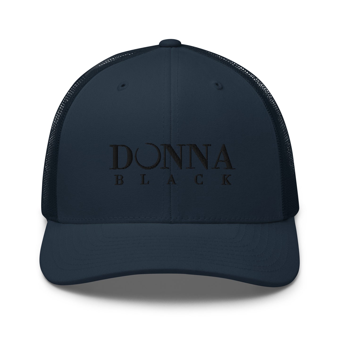 Donna Black Trucker Cap