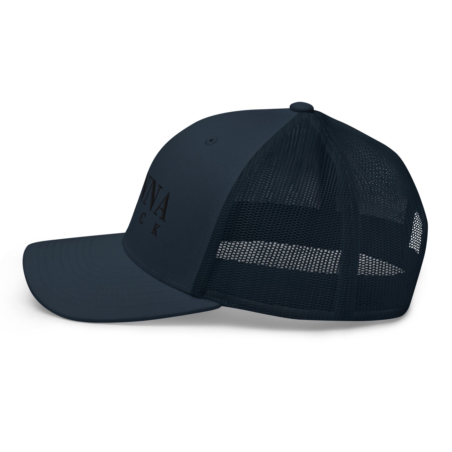 Donna Black Trucker Cap