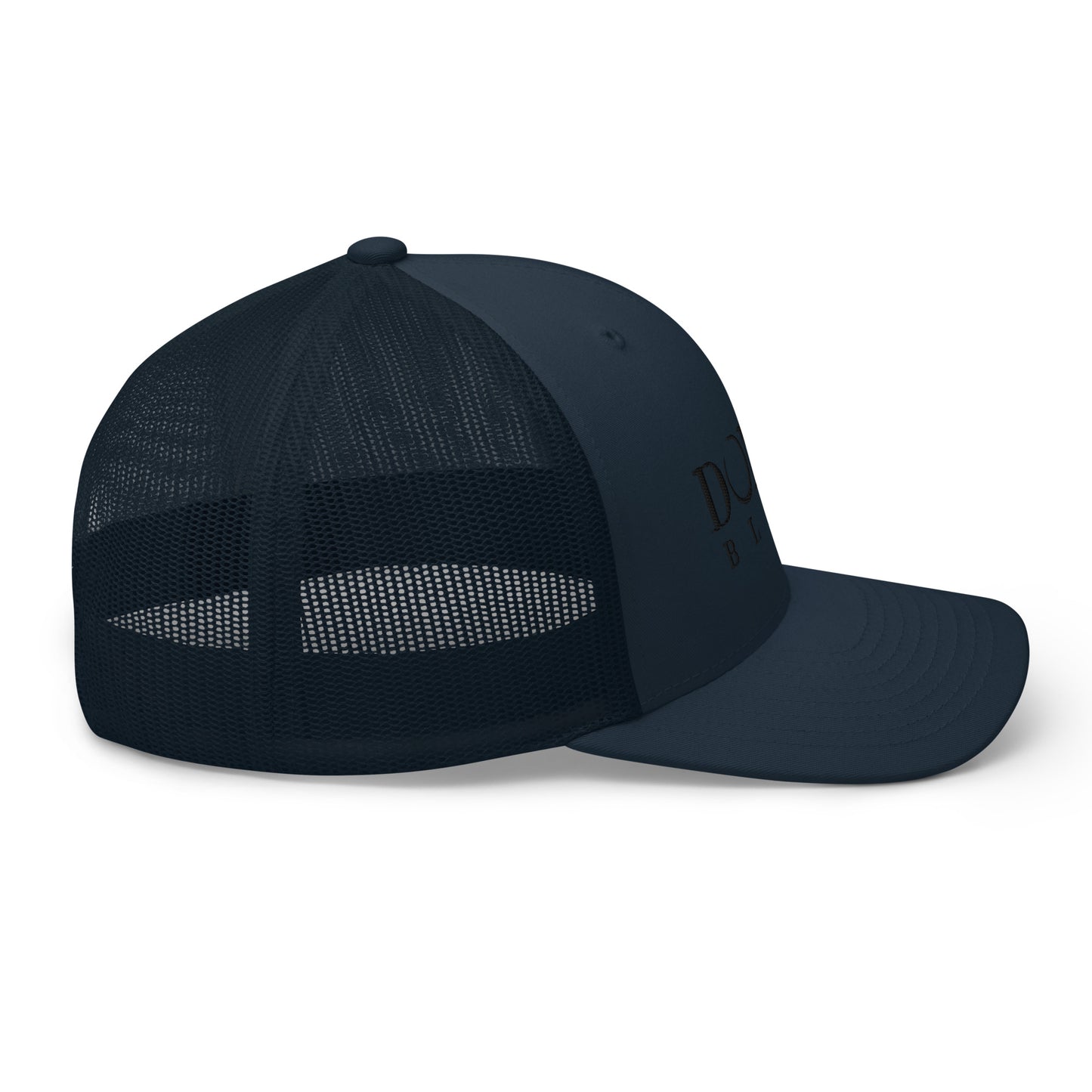Donna Black Trucker Cap