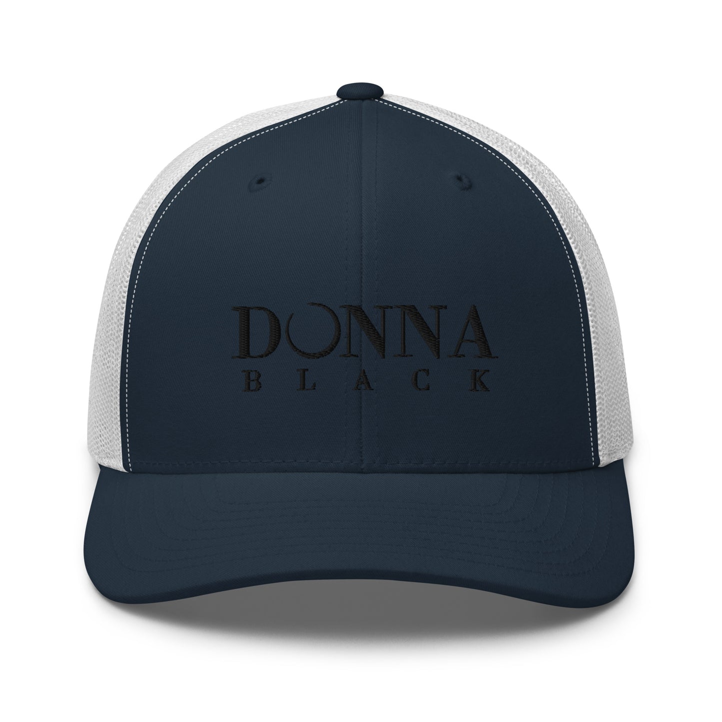 Donna Black Trucker Cap