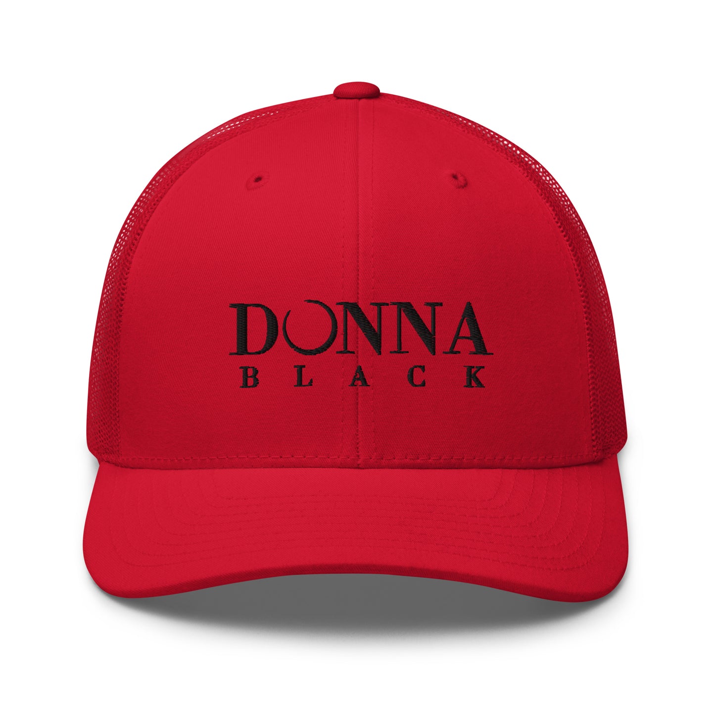 Donna Black Trucker Cap
