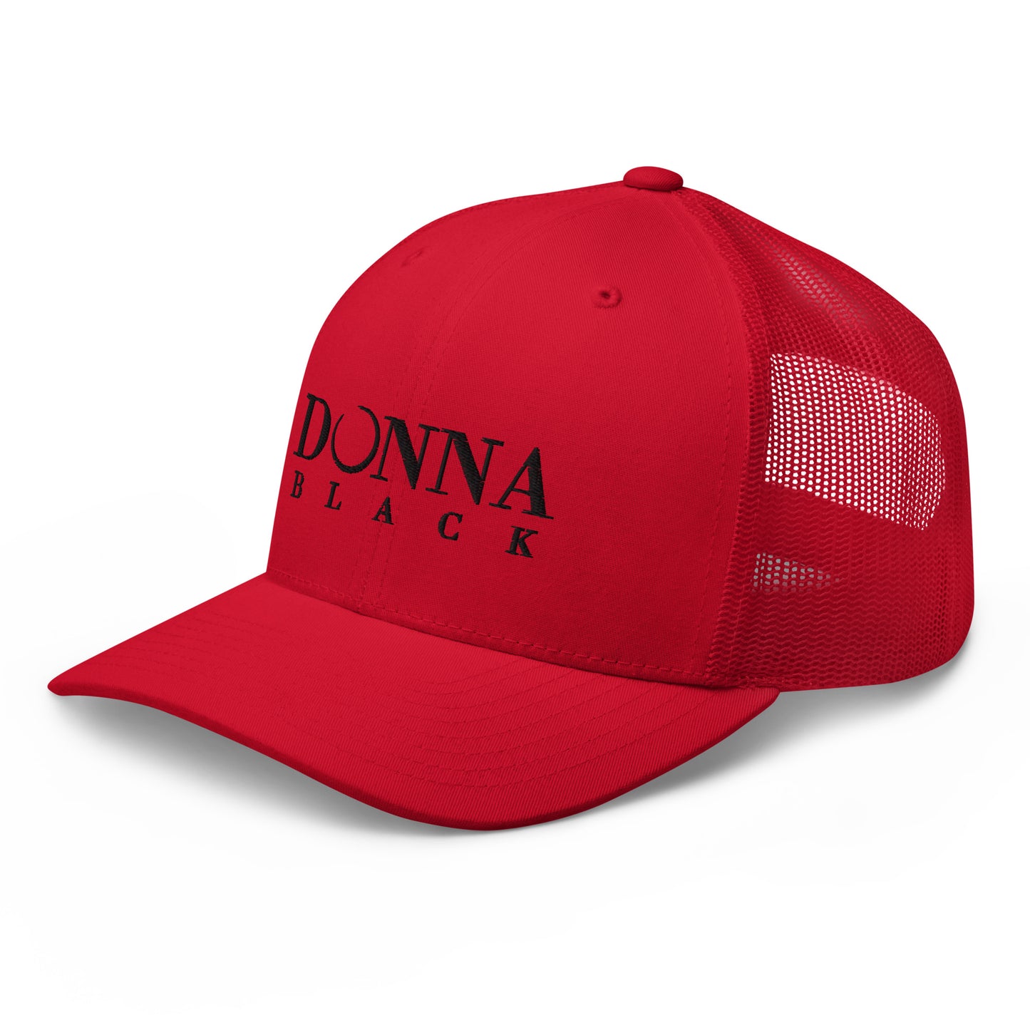 Donna Black Trucker Cap