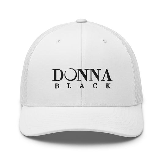 Donna Black Trucker Cap