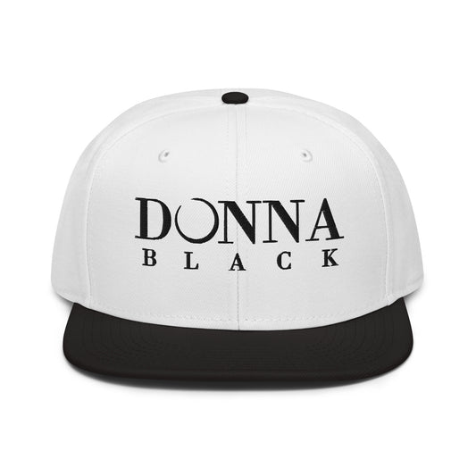 Donna Black Snapback Hat