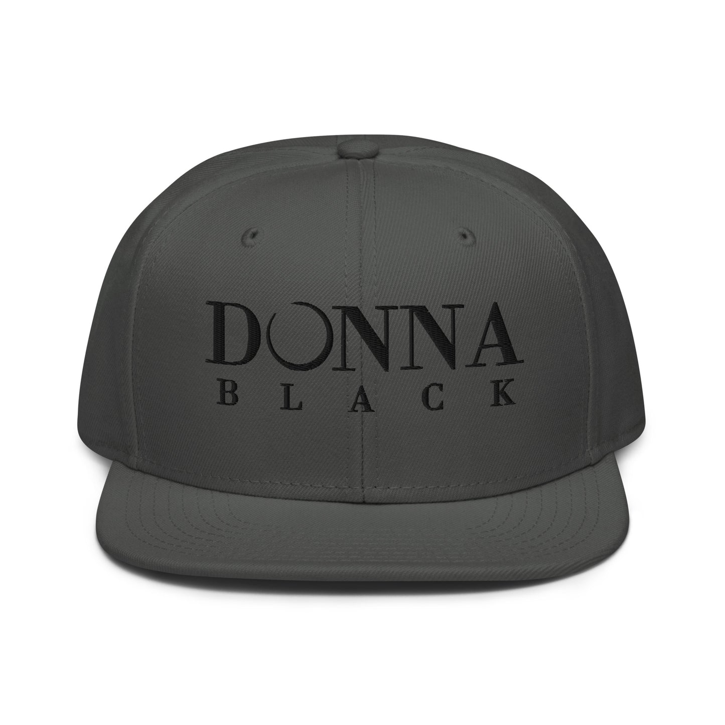 Donna Black Snapback Hat
