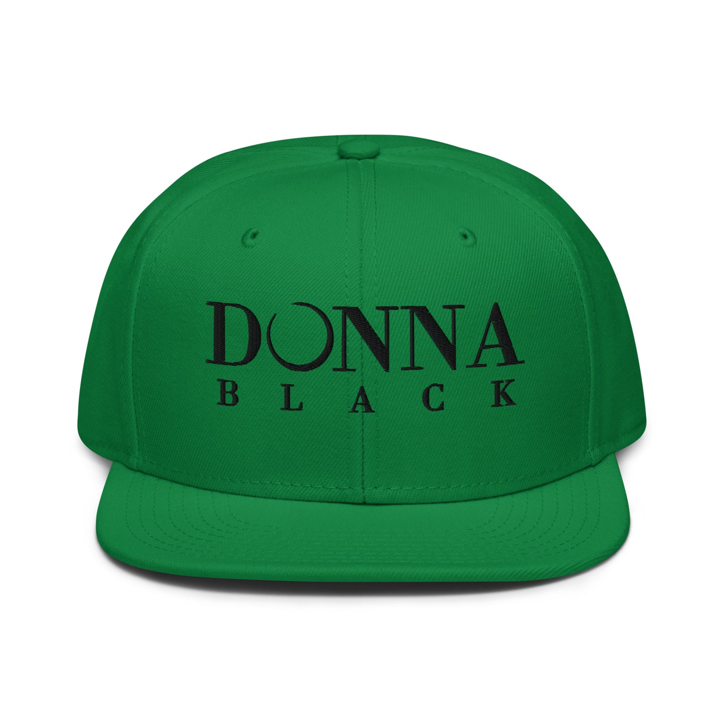Donna Black Snapback Hat