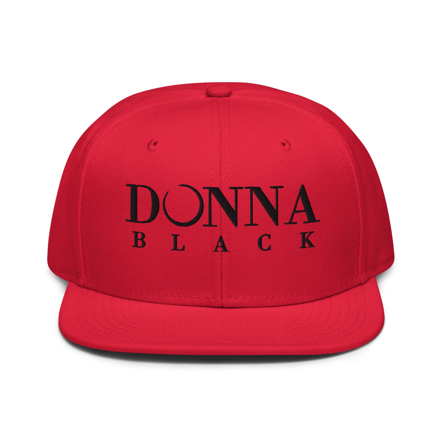 Donna Black Snapback Hat
