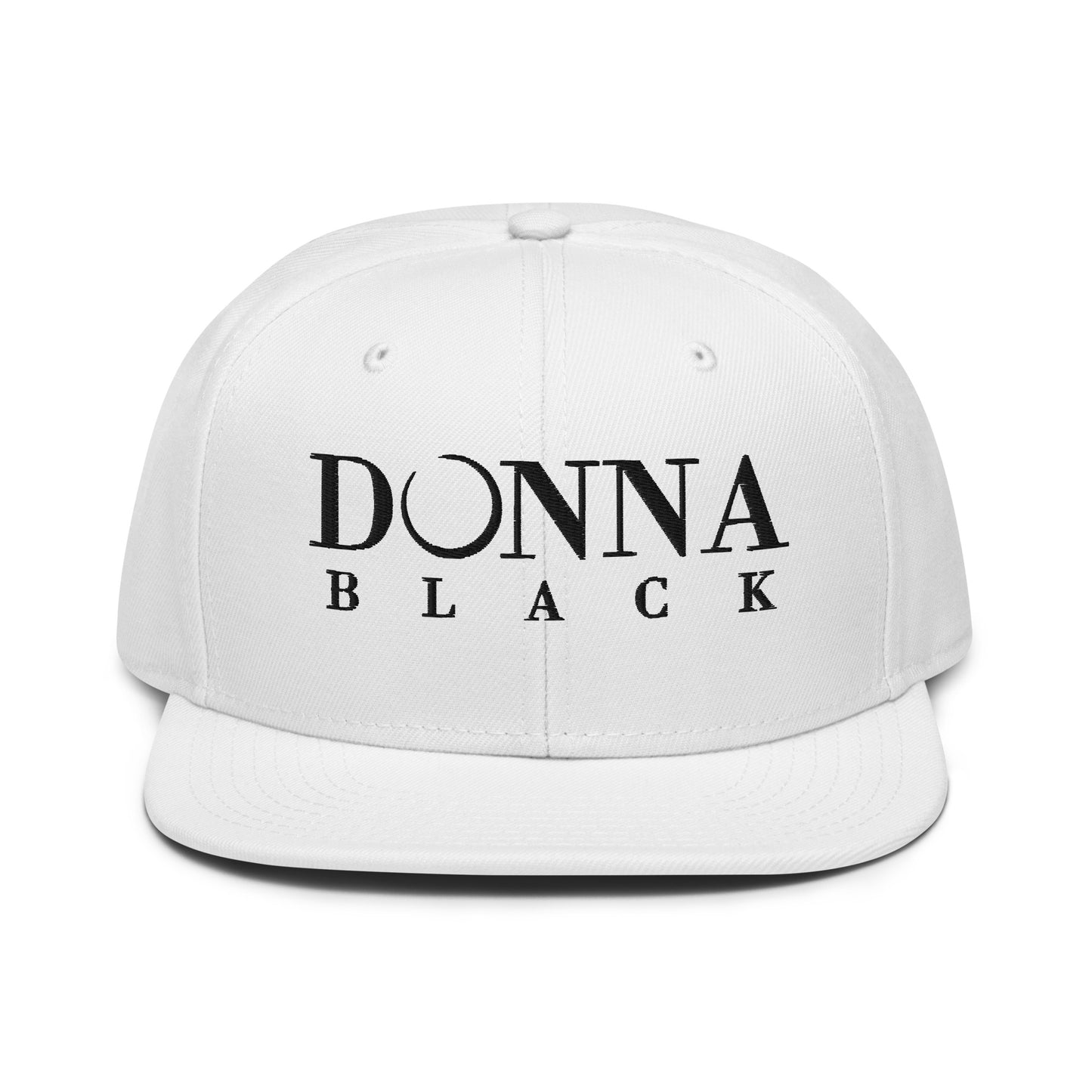 Donna Black Snapback Hat