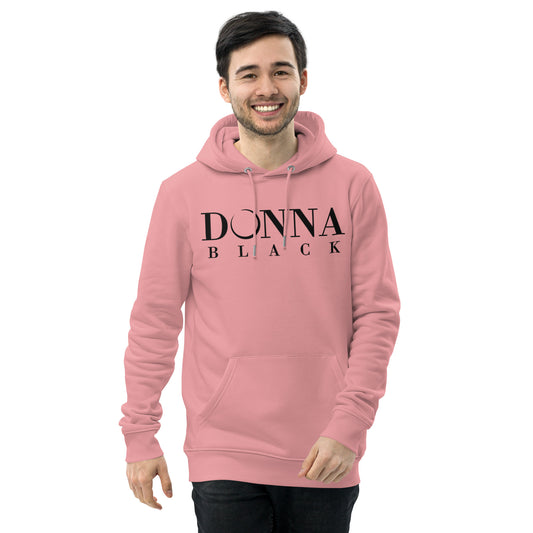 Donna Black Unisex Essential Eco Hoodie