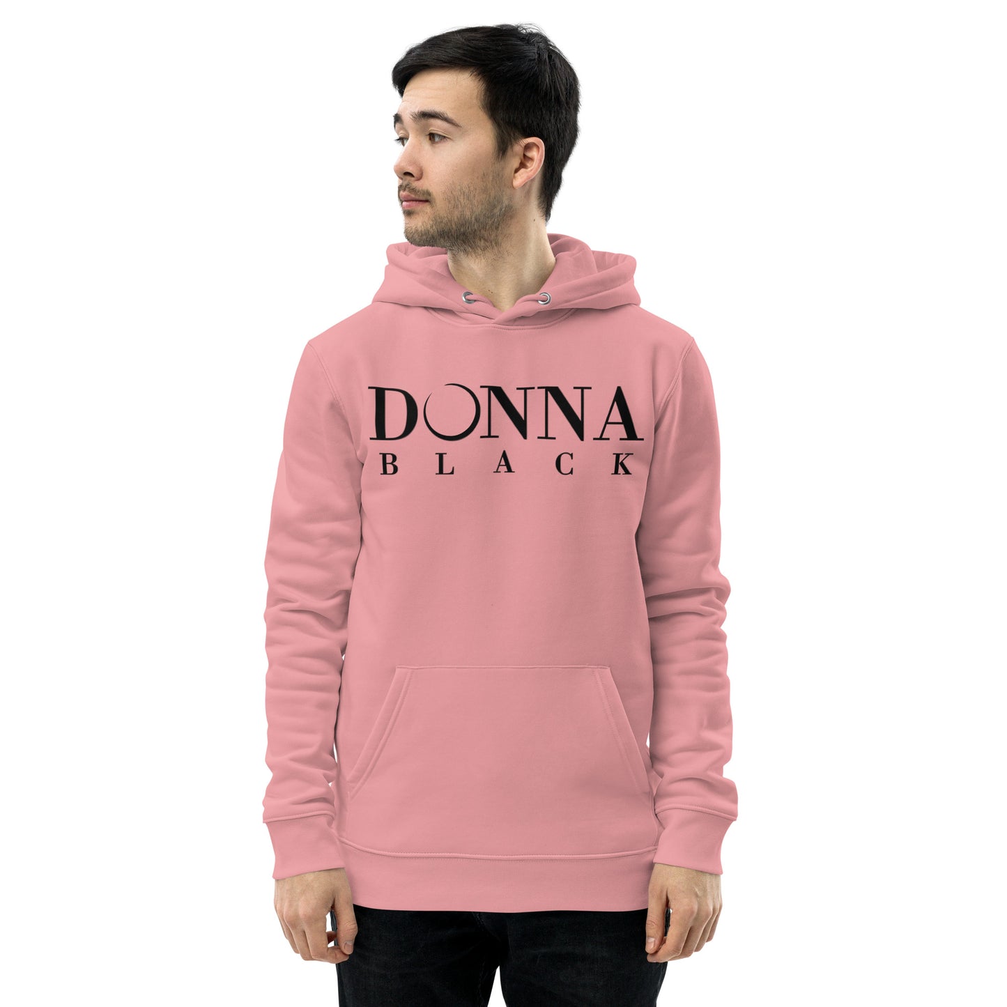Donna Black Unisex Essential Eco Hoodie