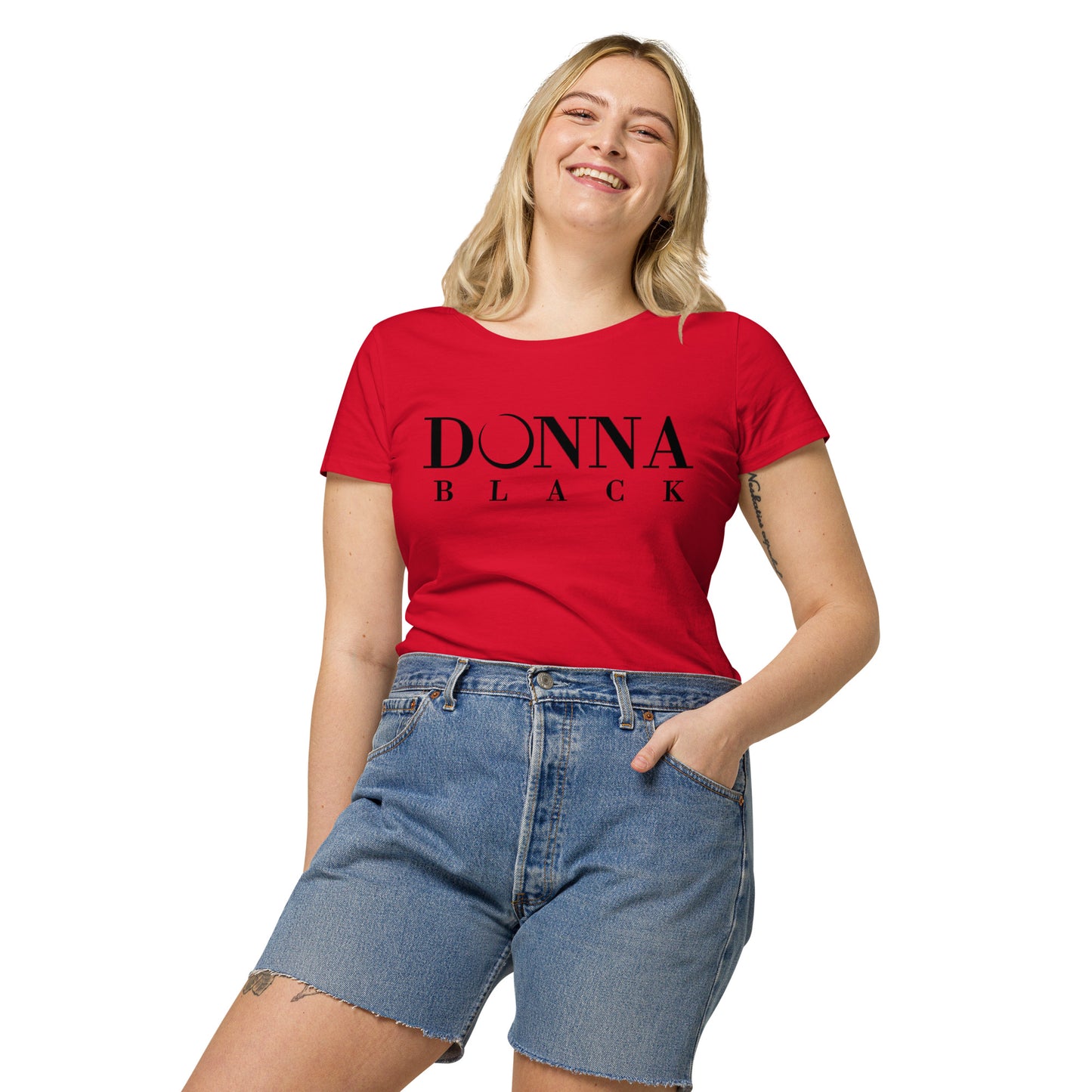 Donna Black Women’s Basic Organic T-Shirt