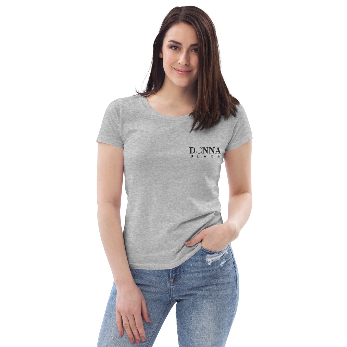 Donna Black Women's Fitted Eco Tee