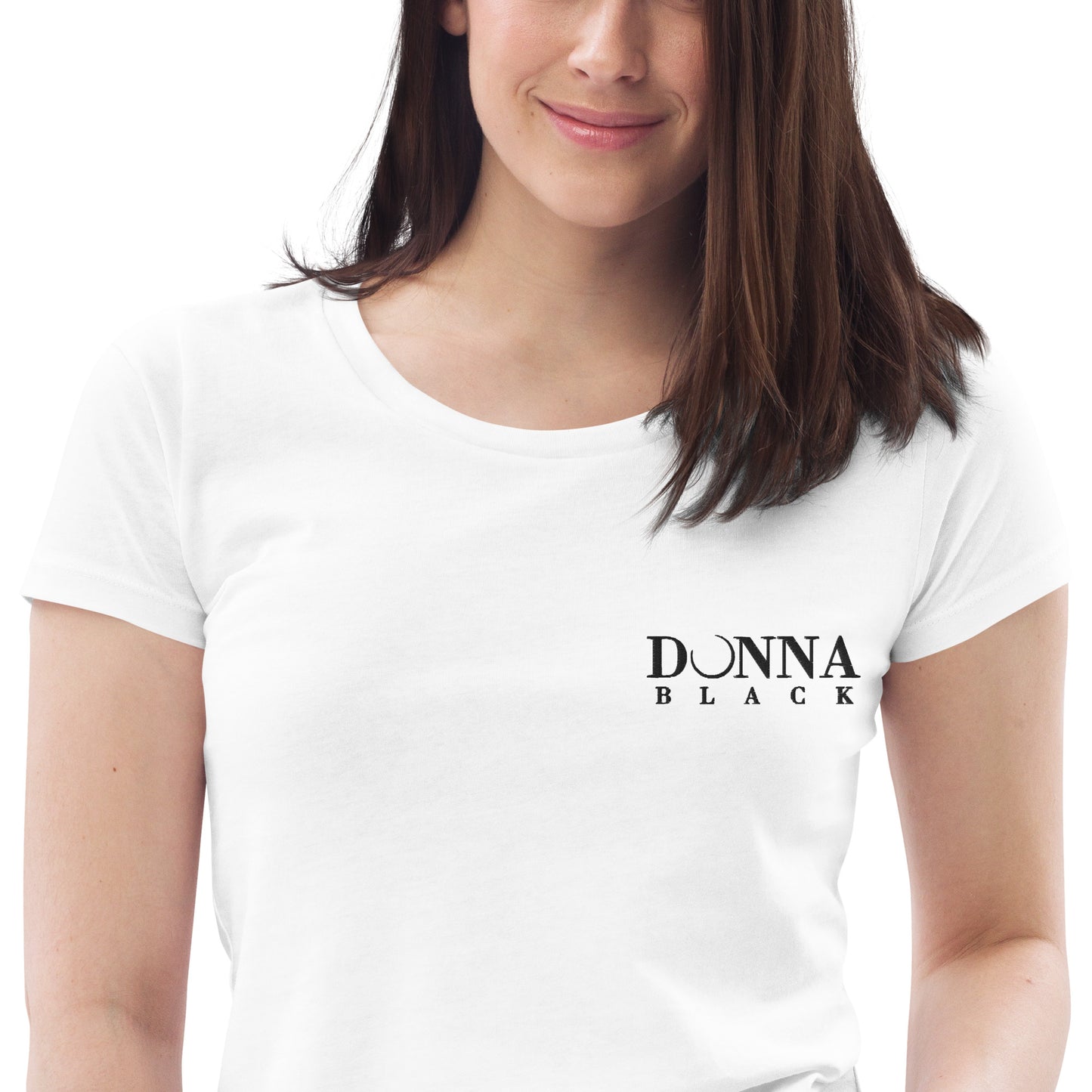 Donna Black Women's Fitted Eco Tee