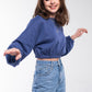 Fresh Crop Top Sweatshirt