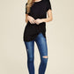 Short Sleeve Knot Tunic