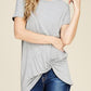 Short Sleeve Knot Tunic