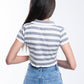 Crop Polo Tee