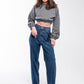 Fresh Crop Top Sweatshirt