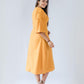 Yellow Midi dress