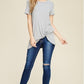 Short Sleeve Knot Tunic