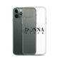 Donna Black Clear Case for iPhone®
