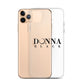 Donna Black Clear Case for iPhone®