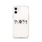 Donna Black Clear Case for iPhone®