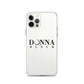 Donna Black Clear Case for iPhone®
