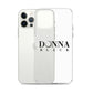 Donna Black Clear Case for iPhone®