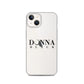 Donna Black Clear Case for iPhone®