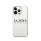 Donna Black Clear Case for iPhone®