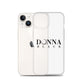 Donna Black Clear Case for iPhone®
