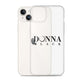 Donna Black Clear Case for iPhone®