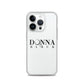 Donna Black Clear Case for iPhone®