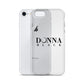 Donna Black Clear Case for iPhone®