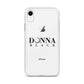 Donna Black Clear Case for iPhone®