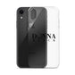Donna Black Clear Case for iPhone®