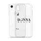 Donna Black Clear Case for iPhone®
