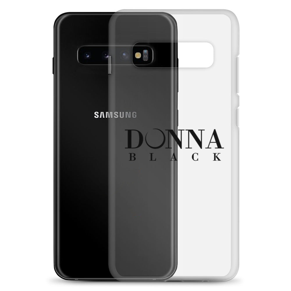 Donna Black Clear Case for Samsung®