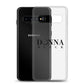 Donna Black Clear Case for Samsung®