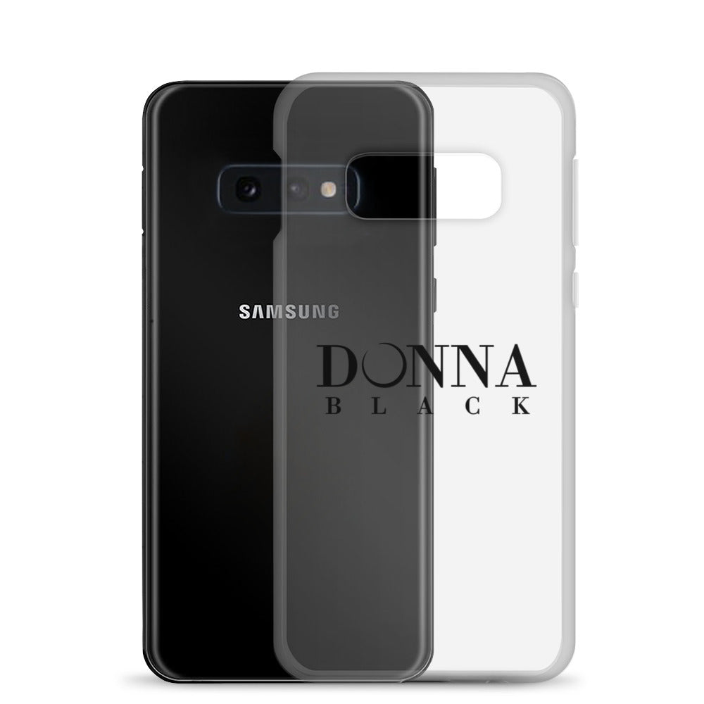 Donna Black Clear Case for Samsung®